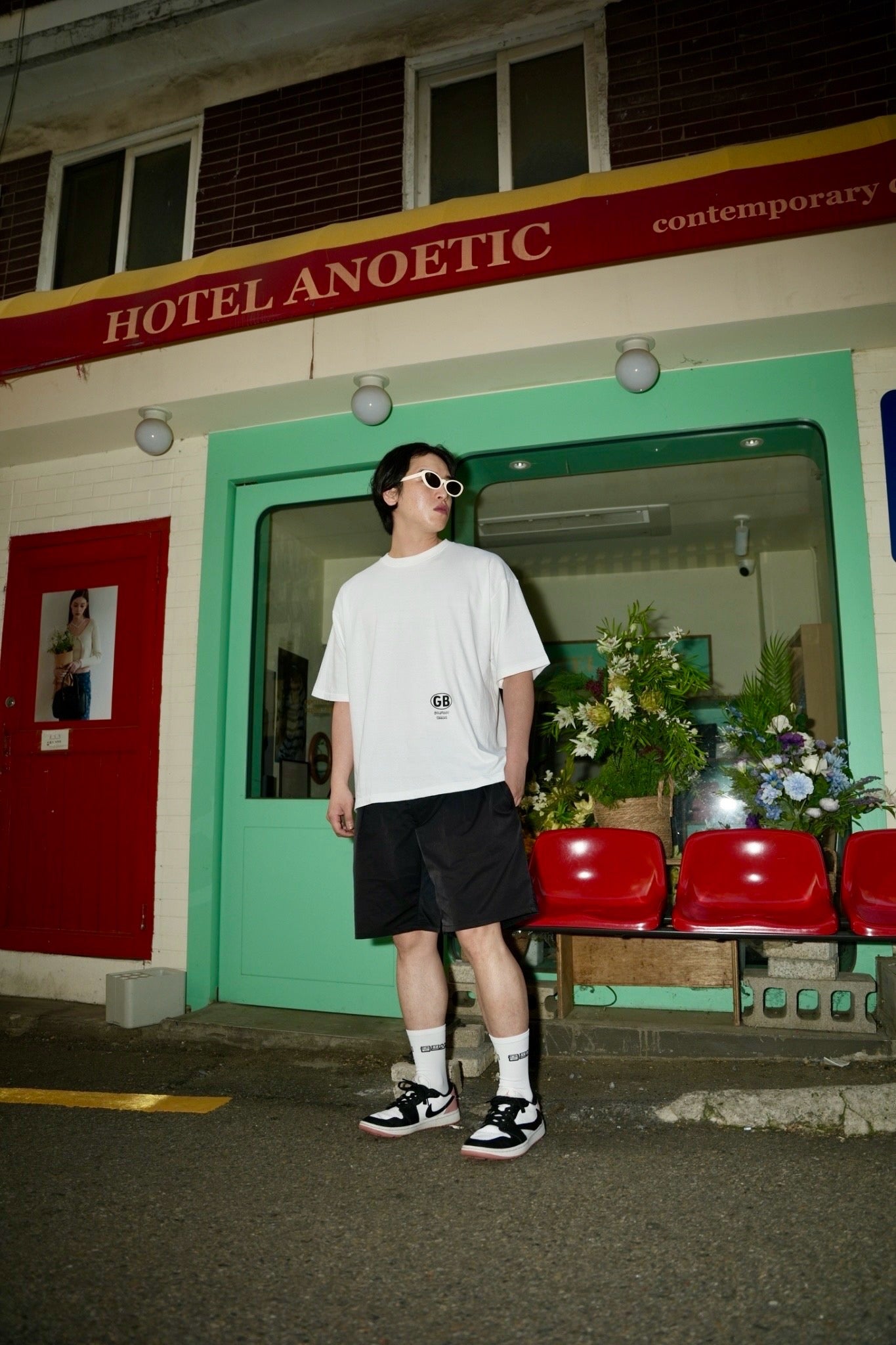 3. GOLF BOY back logo Tshirt-black