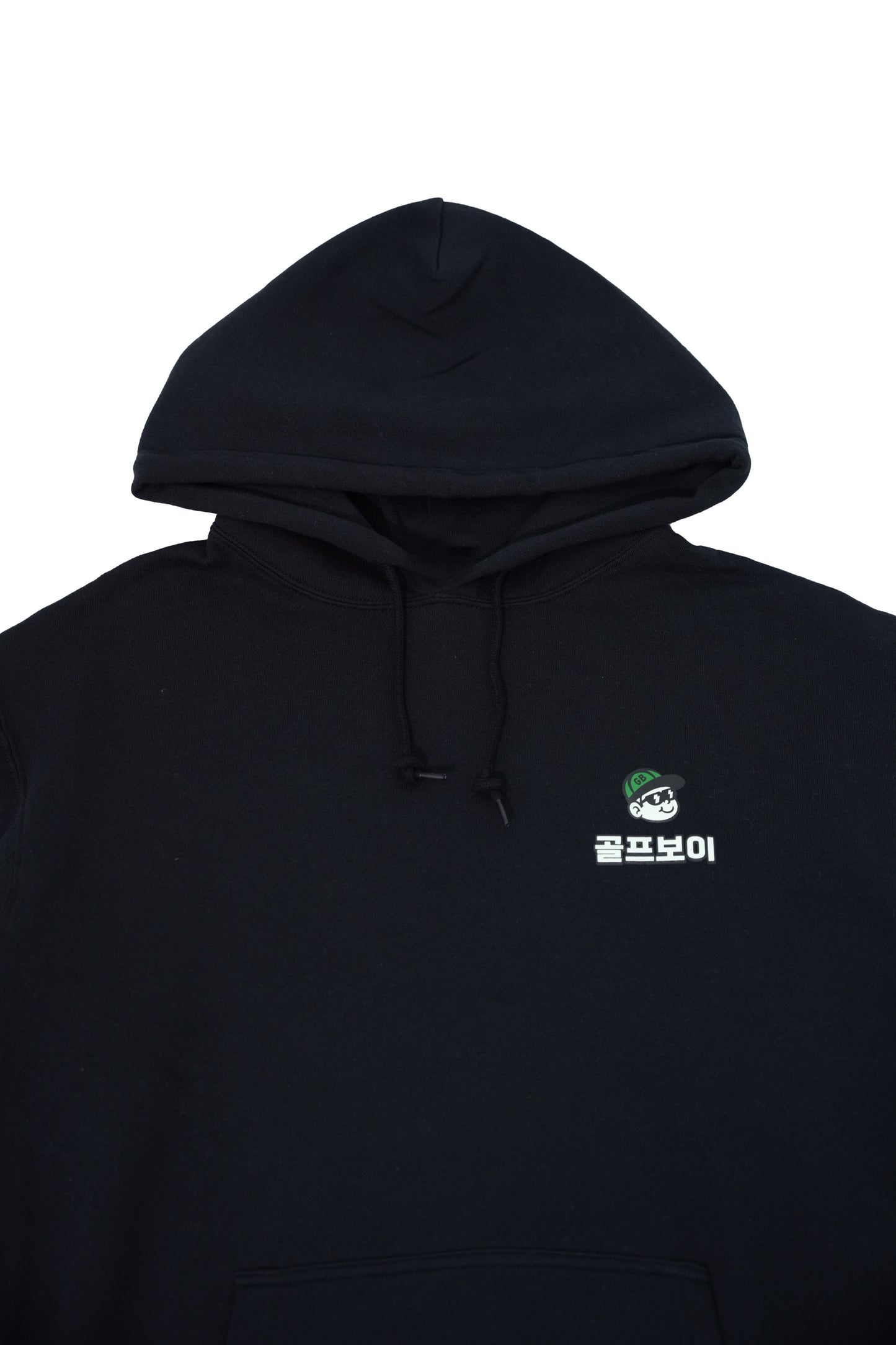 GOLF BOY back logo hoodie-black
