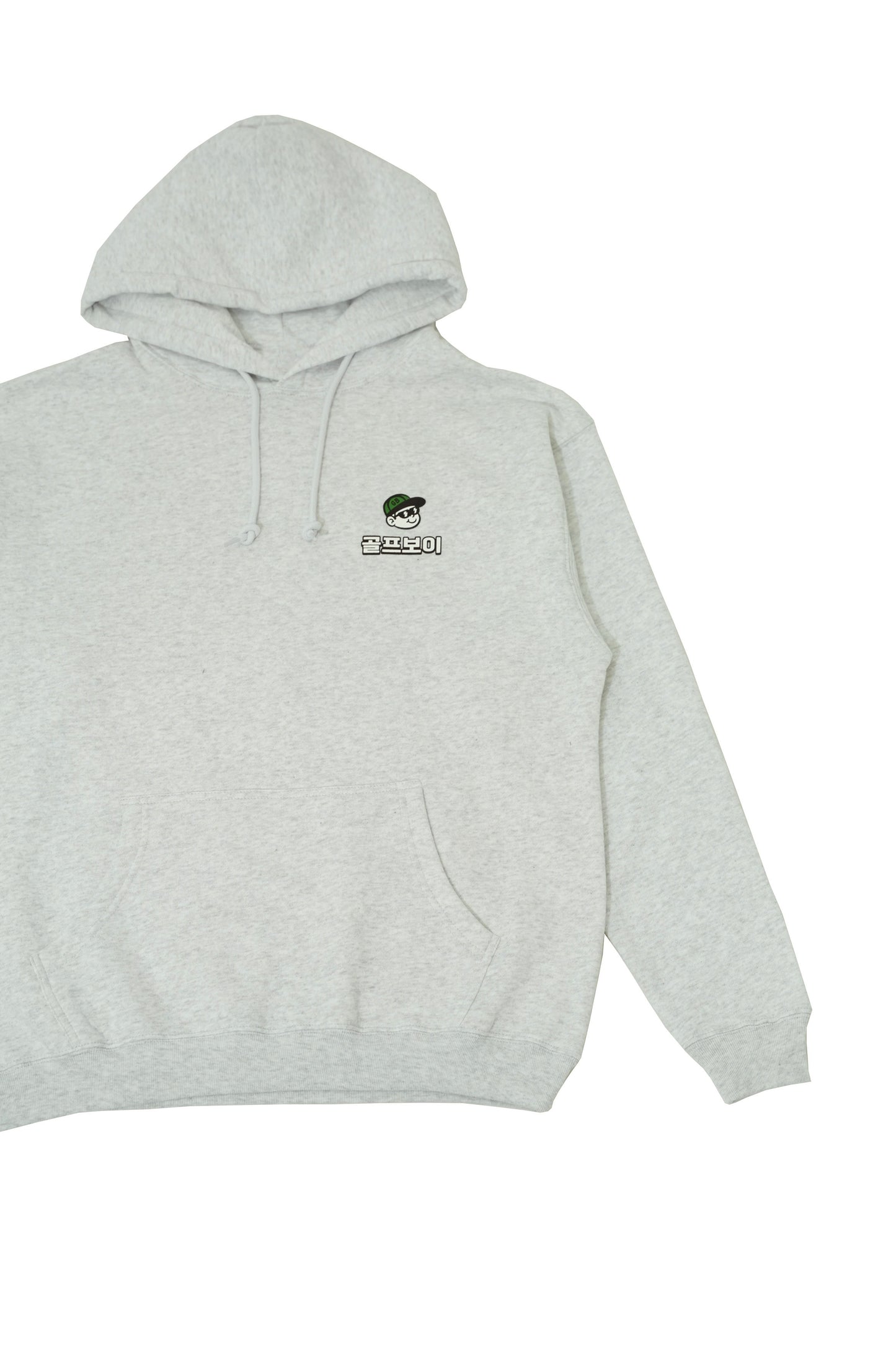 GOLF BOY back logo hoodie-gray