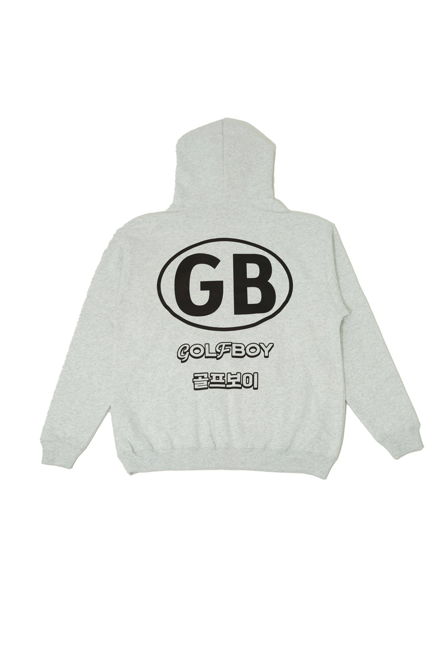 GOLF BOY back logo hoodie-gray