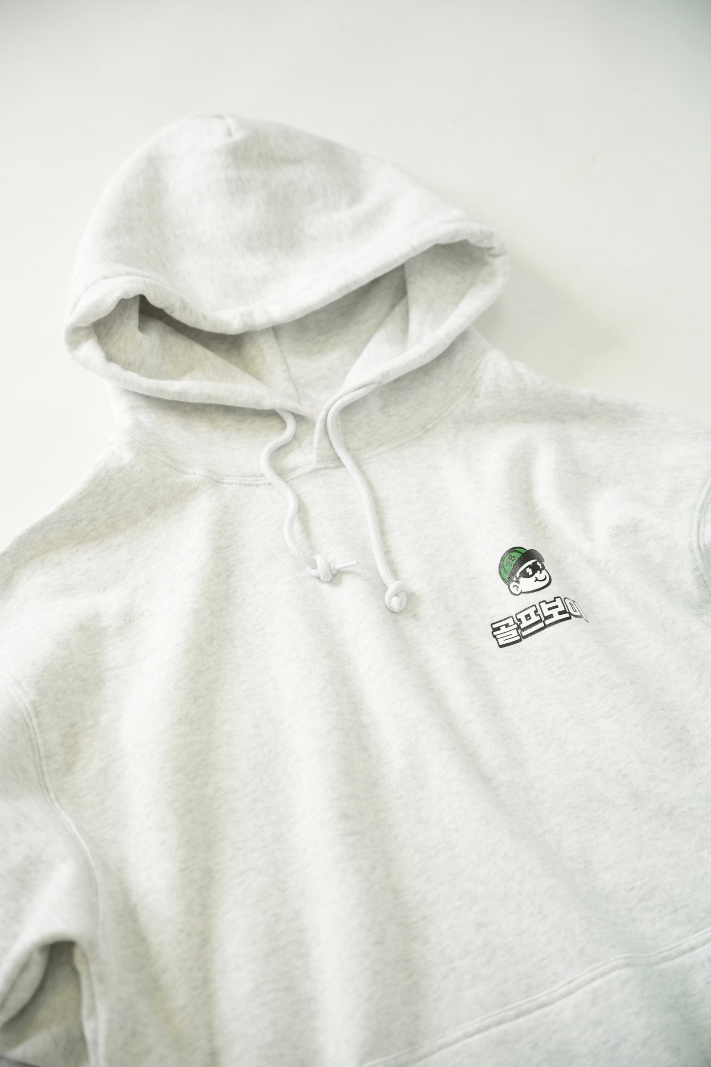 GOLF BOY back logo hoodie-gray