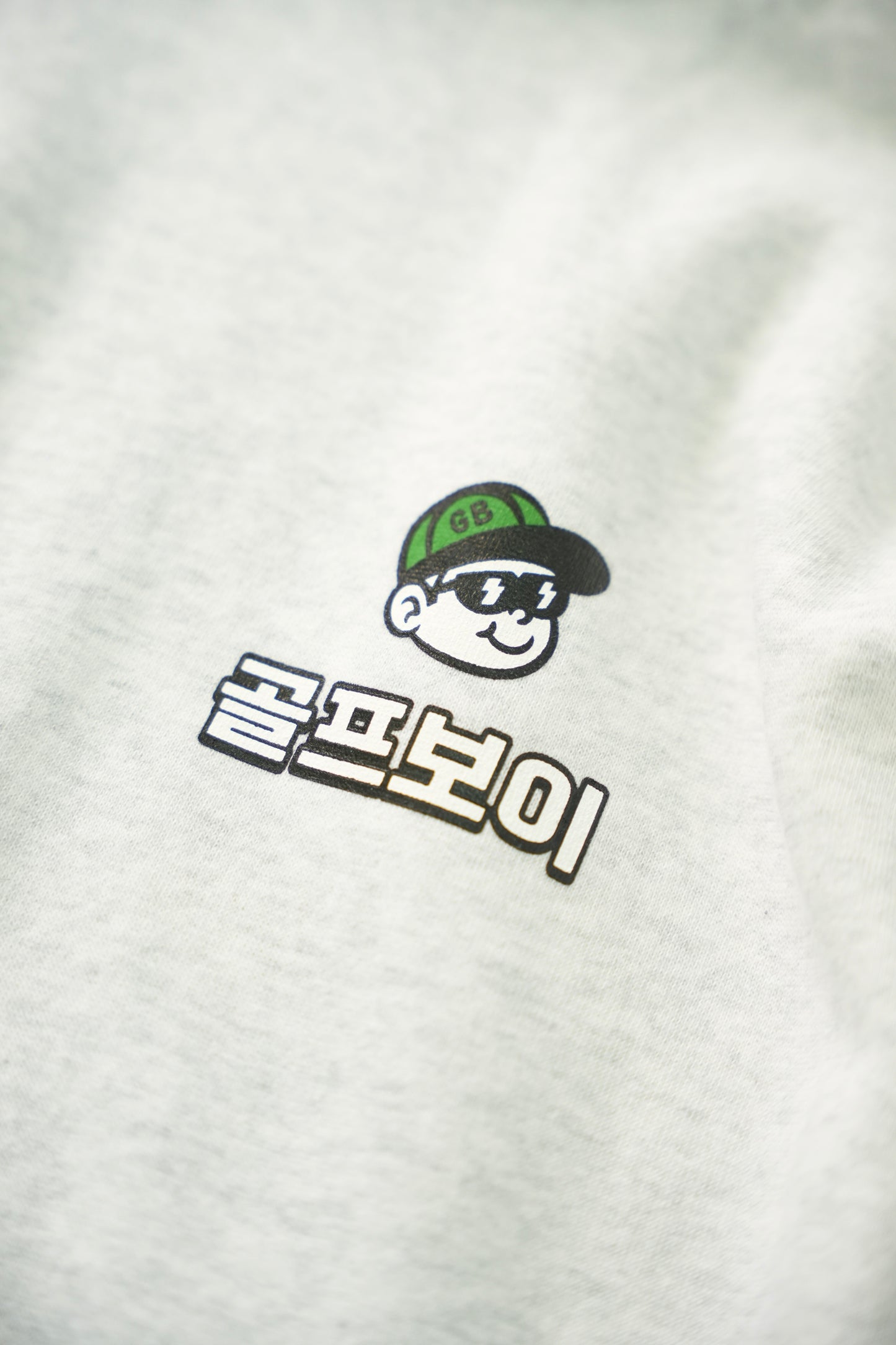 GOLF BOY back logo hoodie-gray