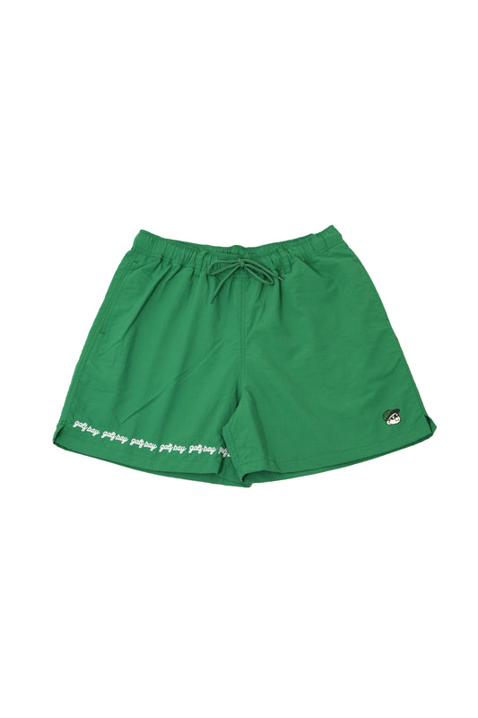 GOLF BOY circle logo shorts-green