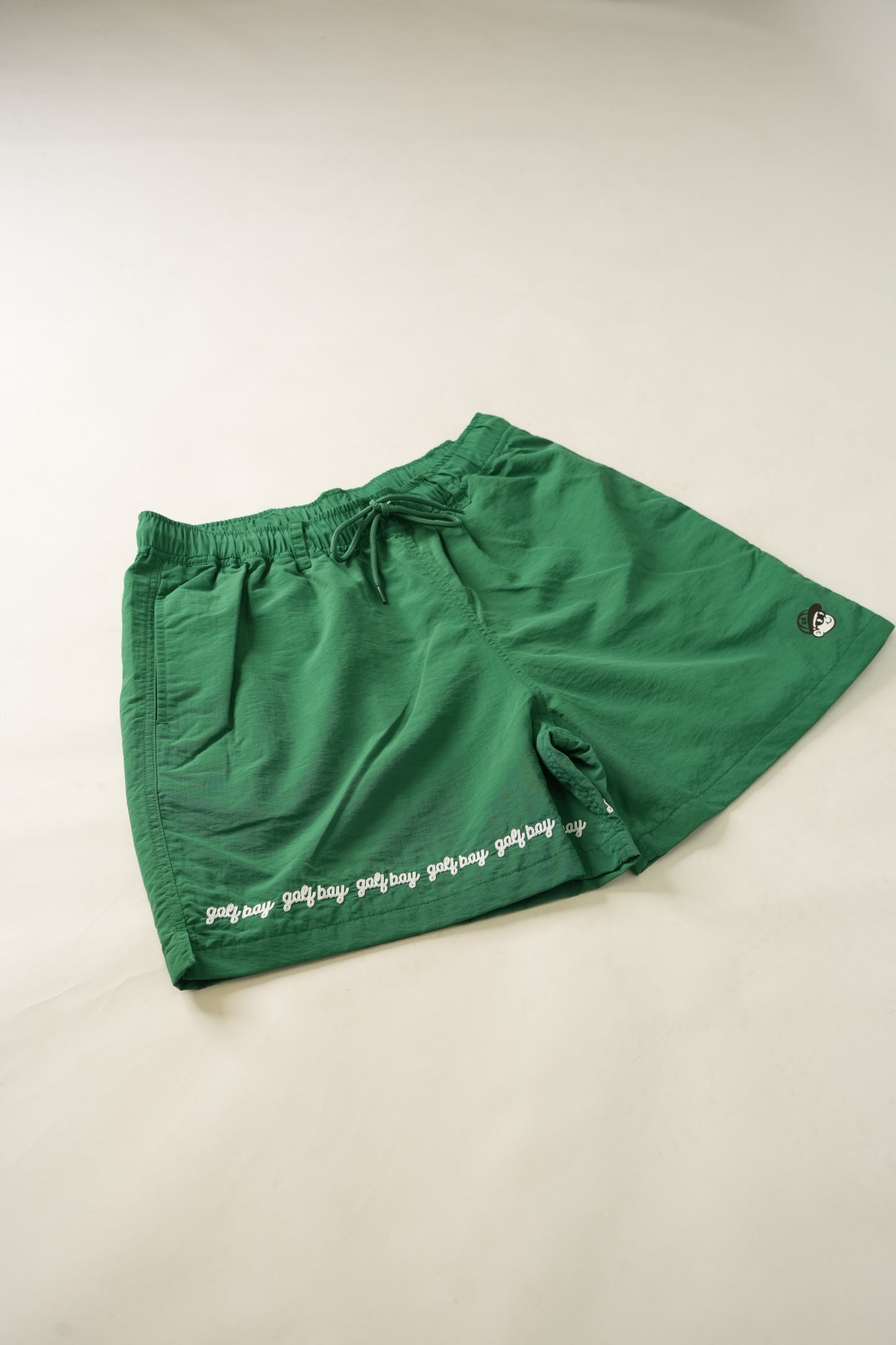 GOLF BOY circle logo shorts-green