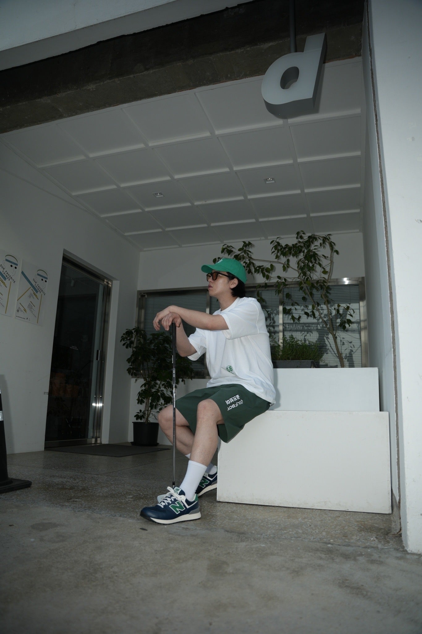 4. GOLF BOY shorts-green