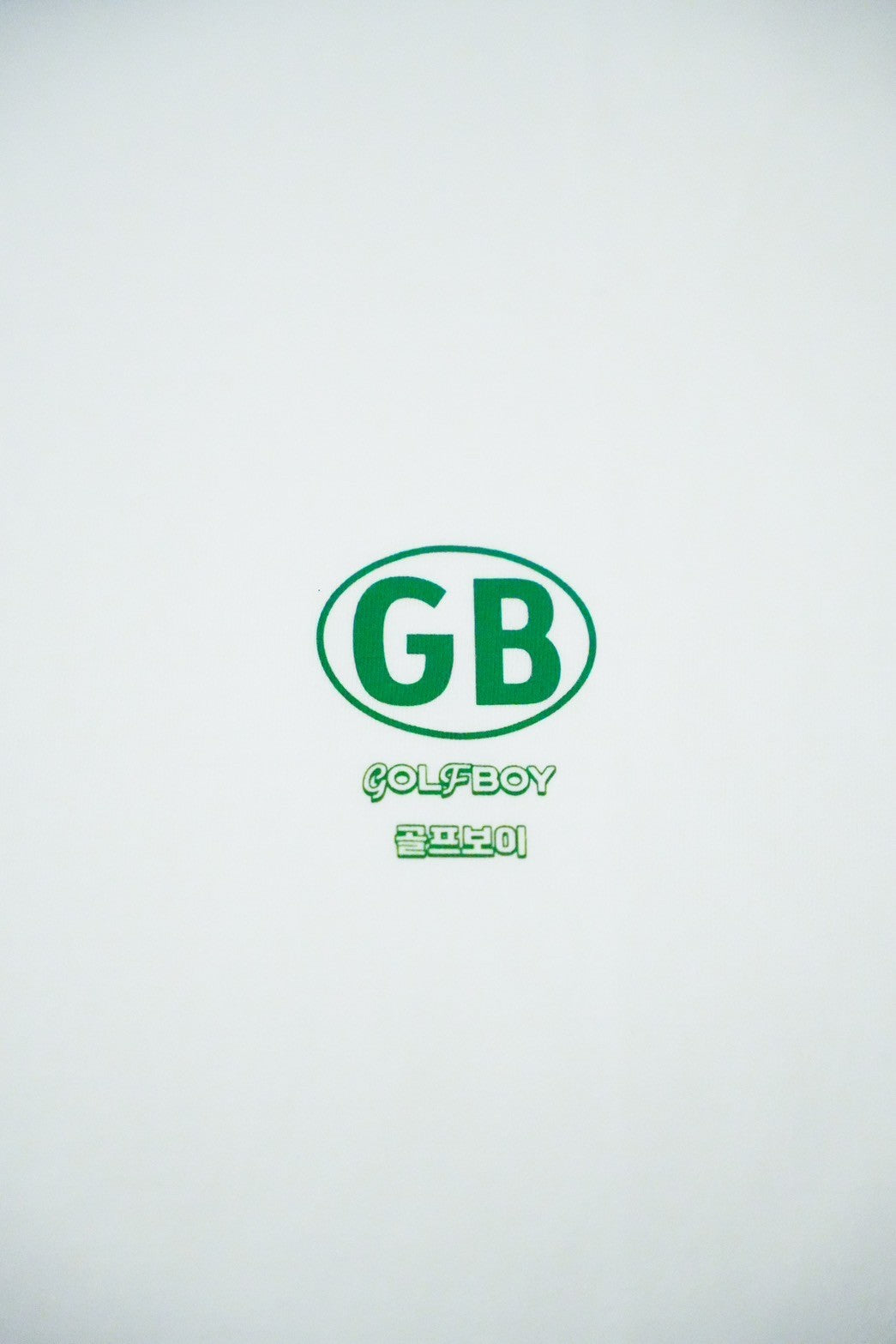 2.GOLF BOY back logo Tshirt-green