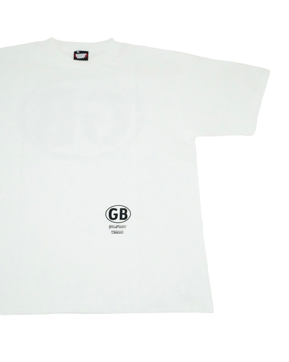 3. GOLF BOY back logo Tshirt-black