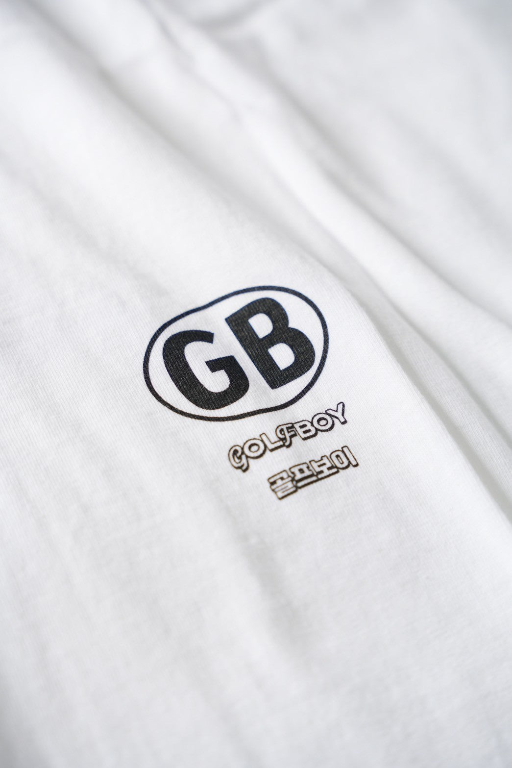 3. GOLF BOY back logo Tshirt-black