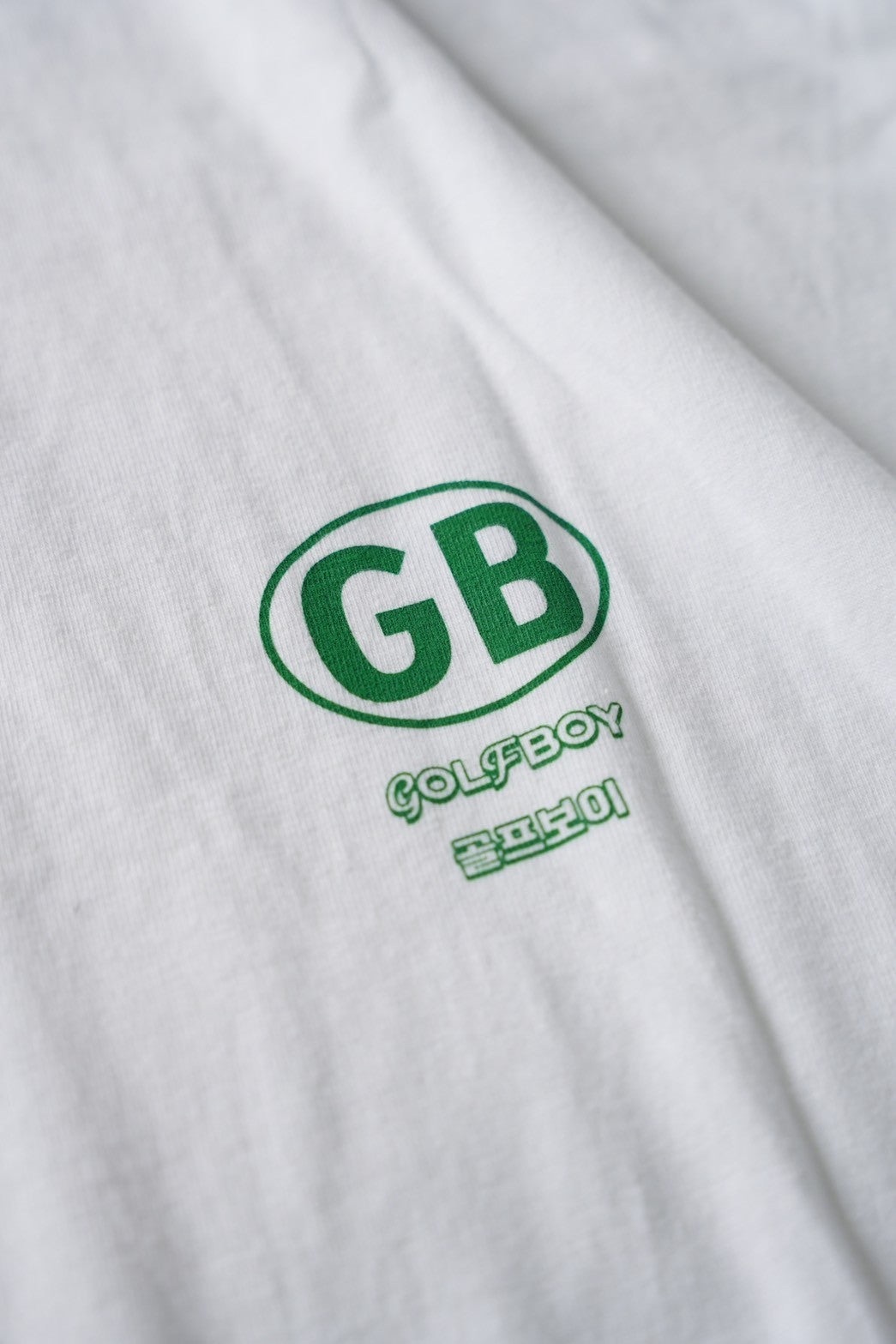 2.GOLF BOY back logo Tshirt-green