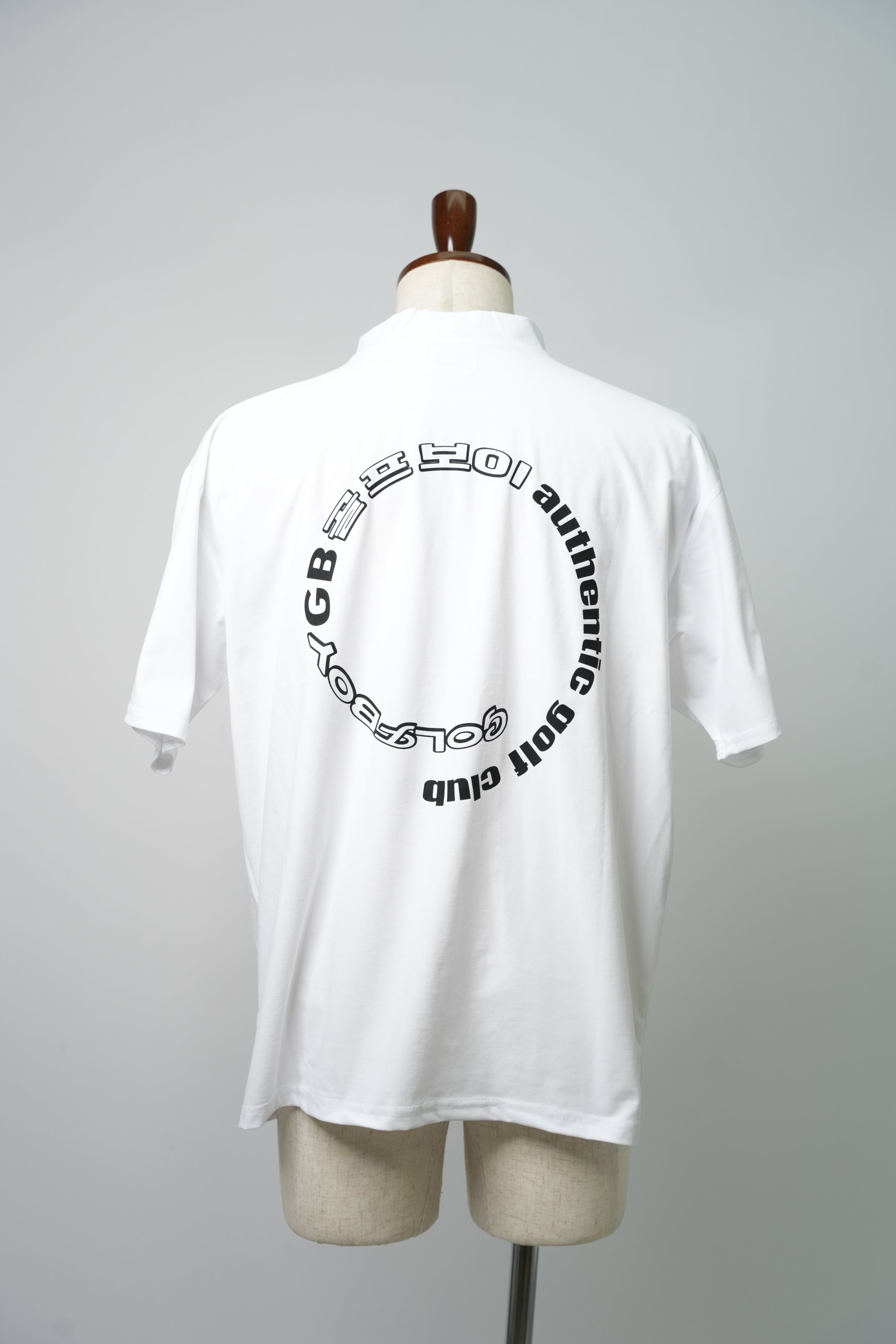 メンズウェア 1PIU1UGUALE3 GOLF CIRCLE LOGO MOC NECK 1PIU1UGUALE3 GOLF CIRCLE LOGO MOC NECK