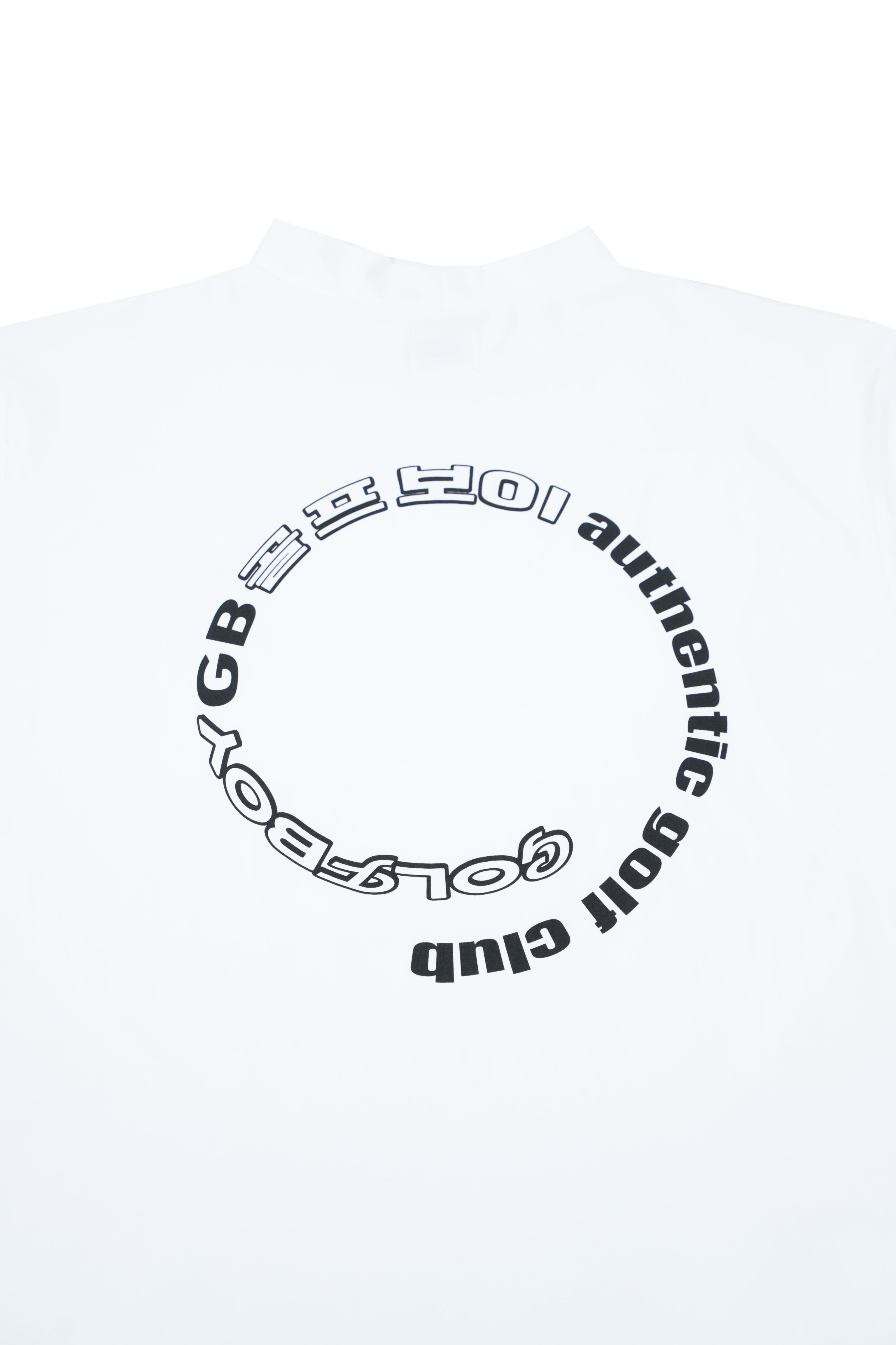 メンズウェア 1PIU1UGUALE3 GOLF CIRCLE LOGO MOC NECK メンズウェア 1PIU1UGUALE3 GOLF CIRCLE LOGO MOC NECK