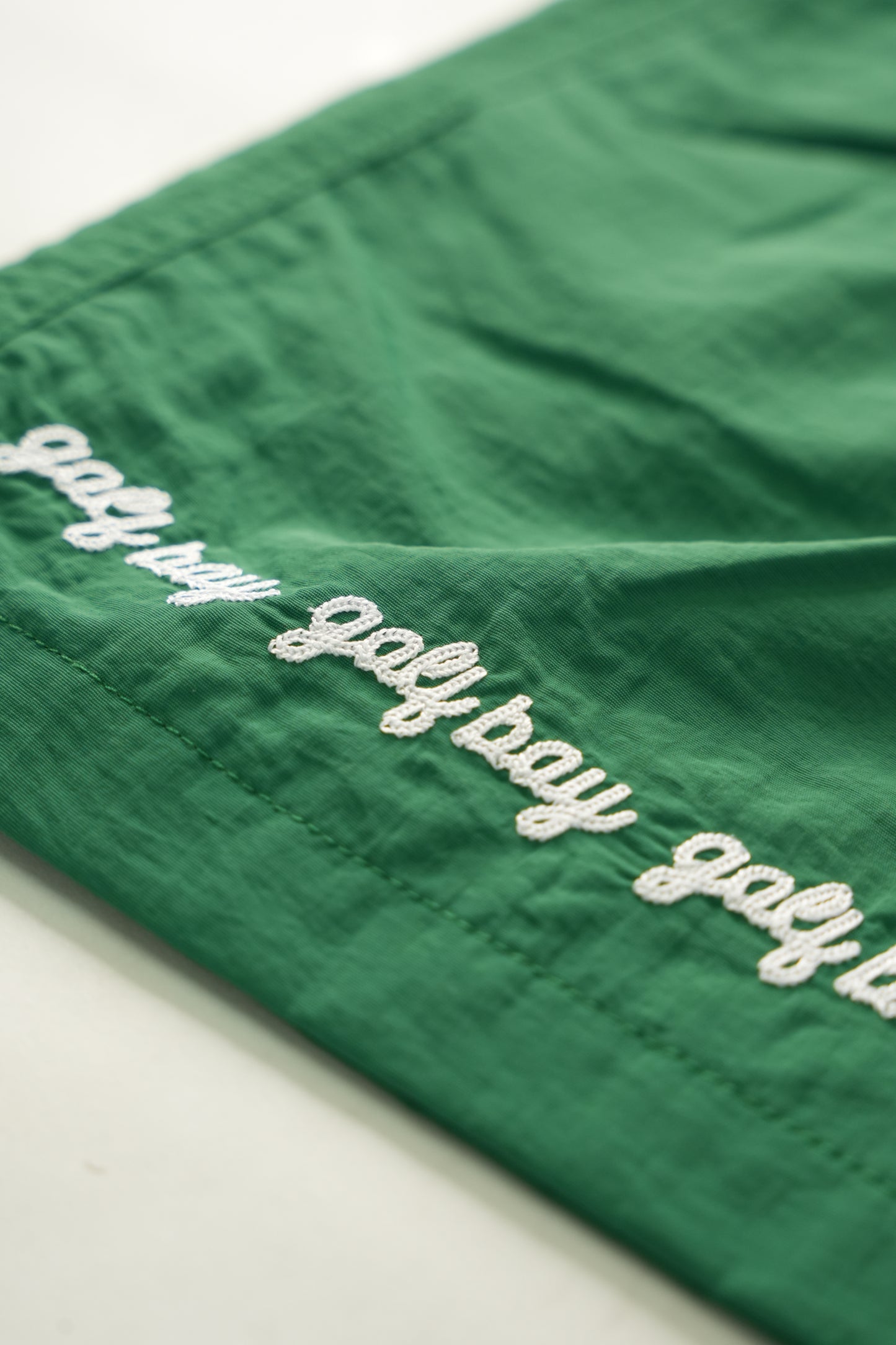 GOLF BOY circle logo shorts-green