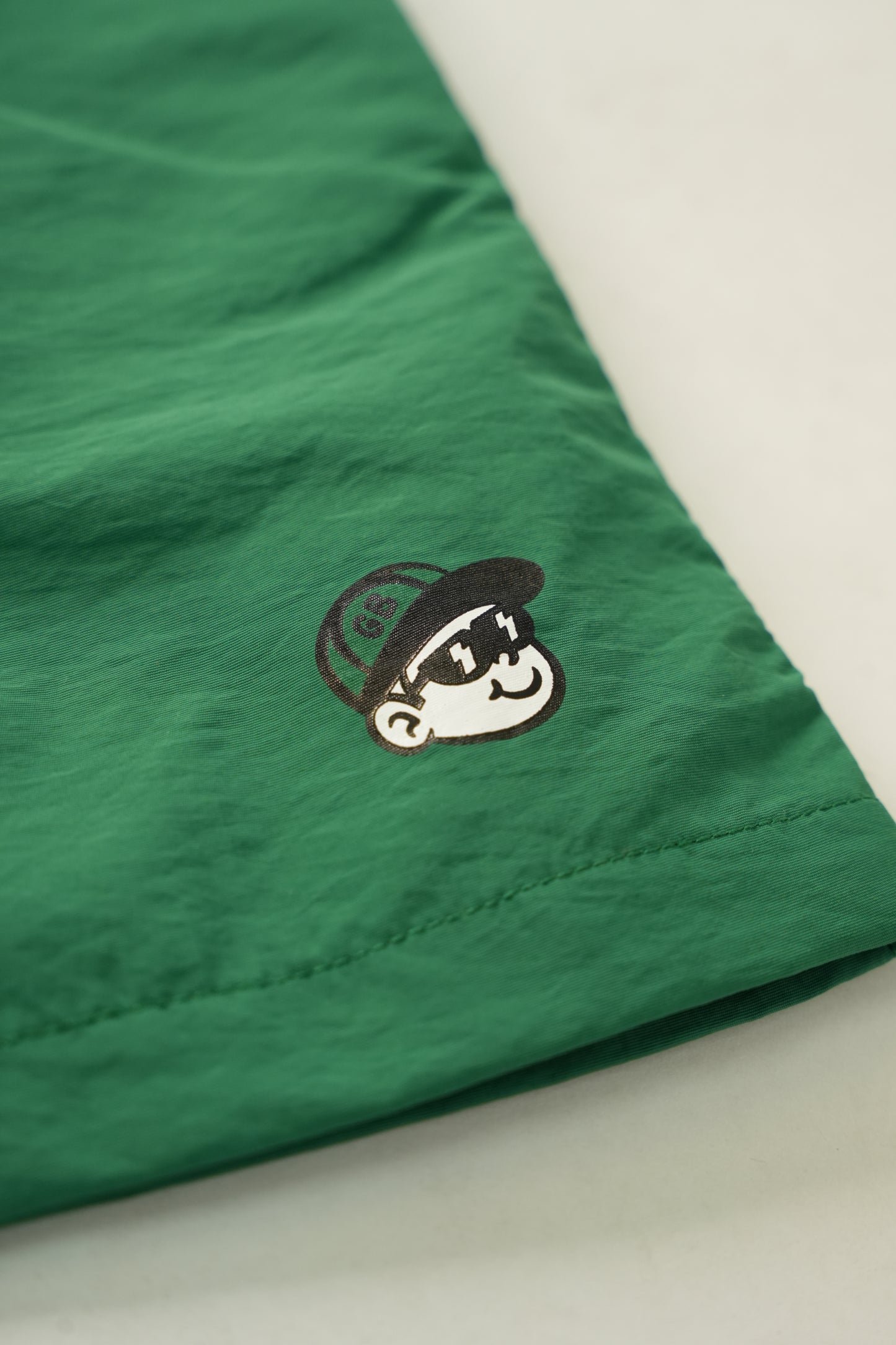 GOLF BOY circle logo shorts-green