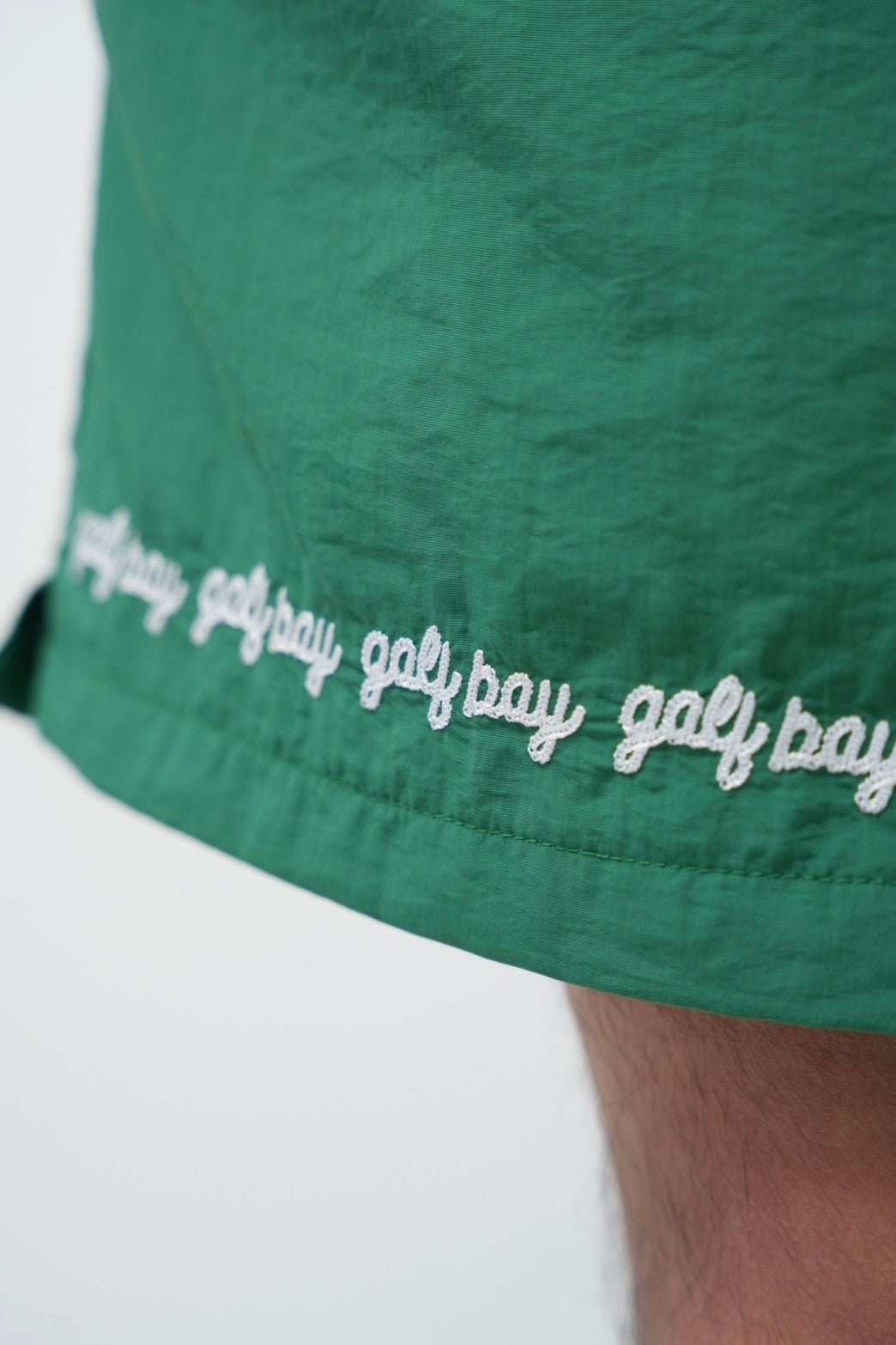 GOLF BOY circle logo shorts-green