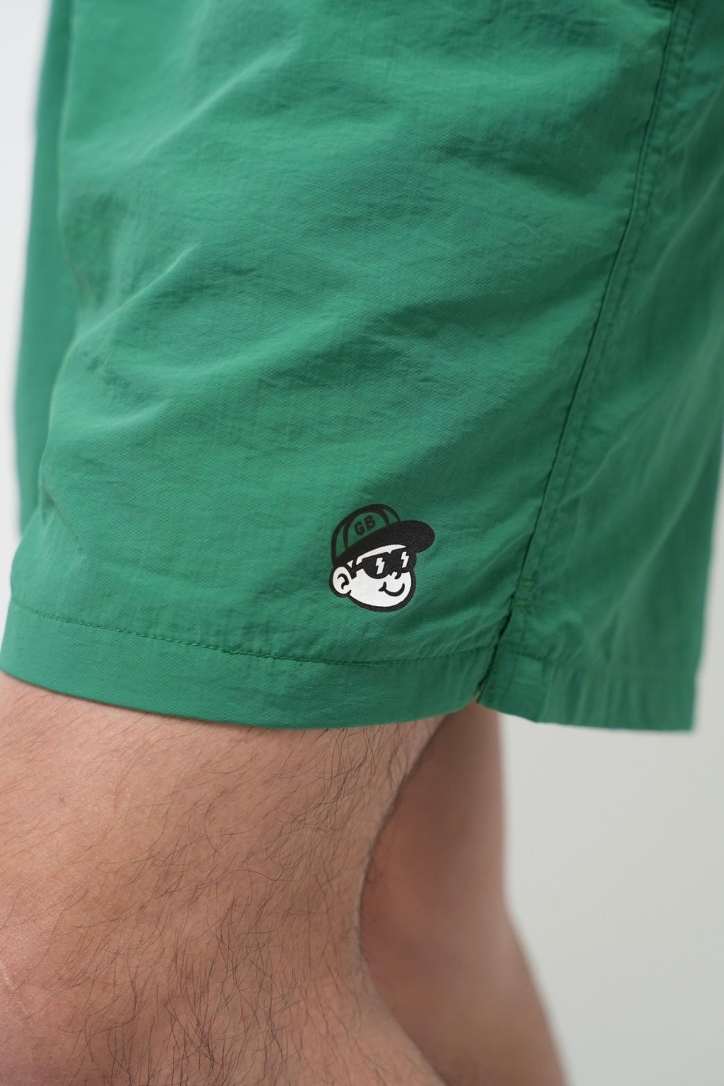 GOLF BOY circle logo shorts-green